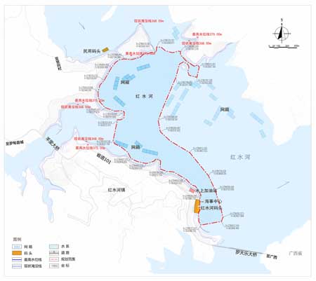 貴州省羅甸縣紅水河景區(qū)水上漂浮走道