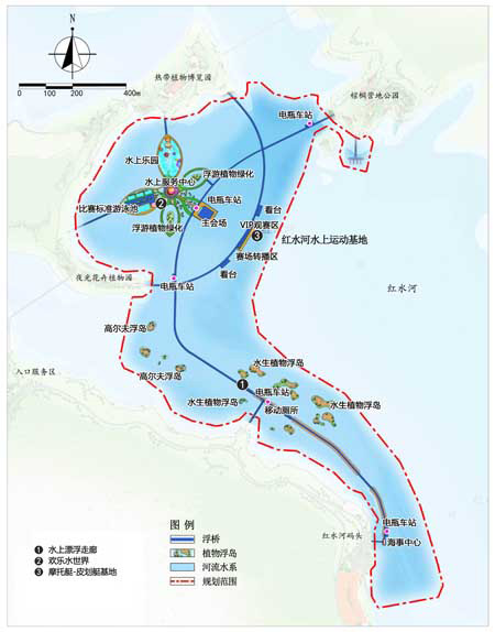 貴州省羅甸縣紅水河景區(qū)水上漂浮走道