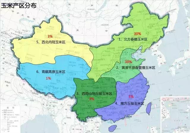 中國農(nóng)業(yè)分布地圖及土地污染現(xiàn)狀