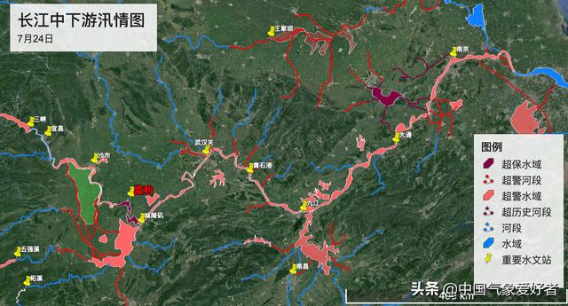 安徽巢湖周?chē)蝗欢喑鏊膫€(gè)大湖，太空可見(jiàn)！分析：背后是嚴(yán)重洪災(zāi)